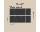 Weekly Planner Chalkboard Calendar